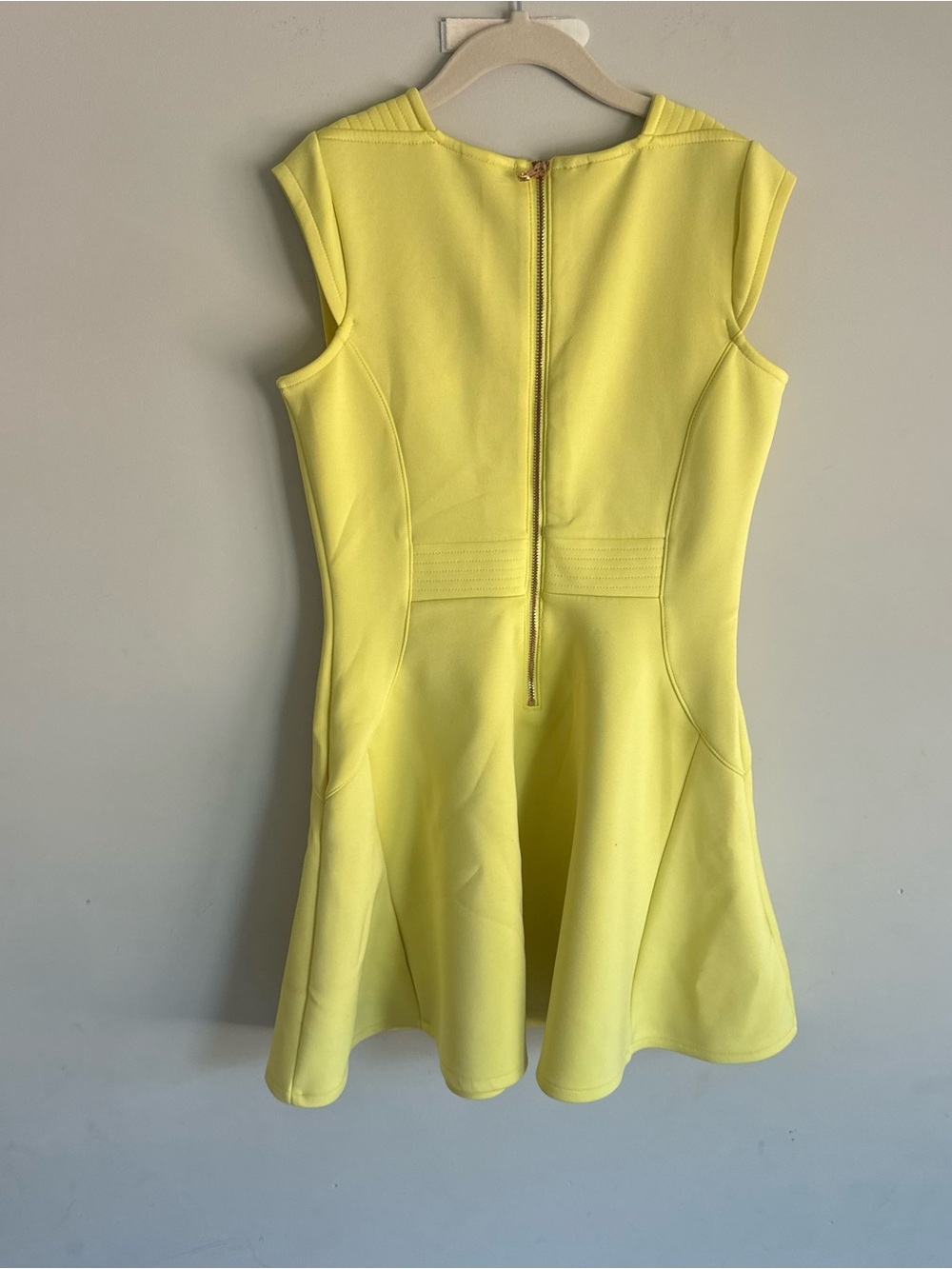 Ted Baker Girls Yellow Fit & Flare Sleeveless Dress - Picture 5 of 6